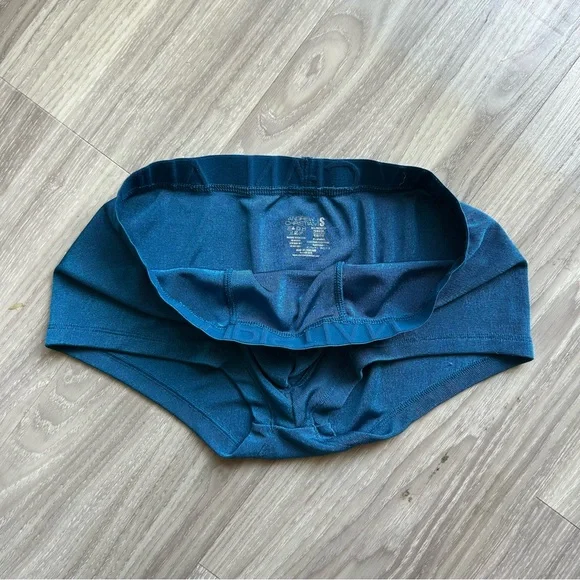 Andrew Christian | Sensual Rib Trunk w/ Almost Naked in Deep Teal (Small) - Picture 7 of 13